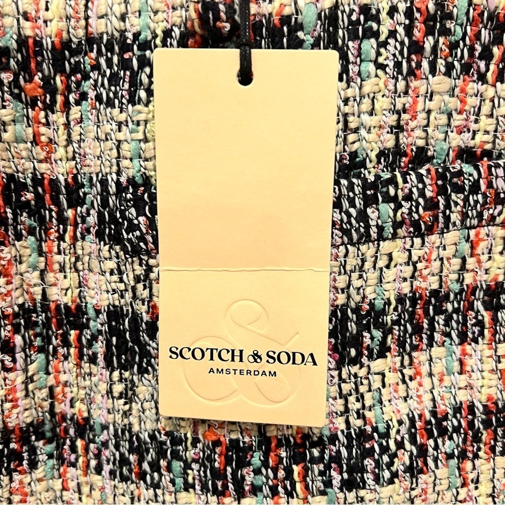 Scotch & Soda | Tweed Patch Pocket | Mini Skirt | Sz M | Tweed Skirt | NWT - Picture 4 of 12